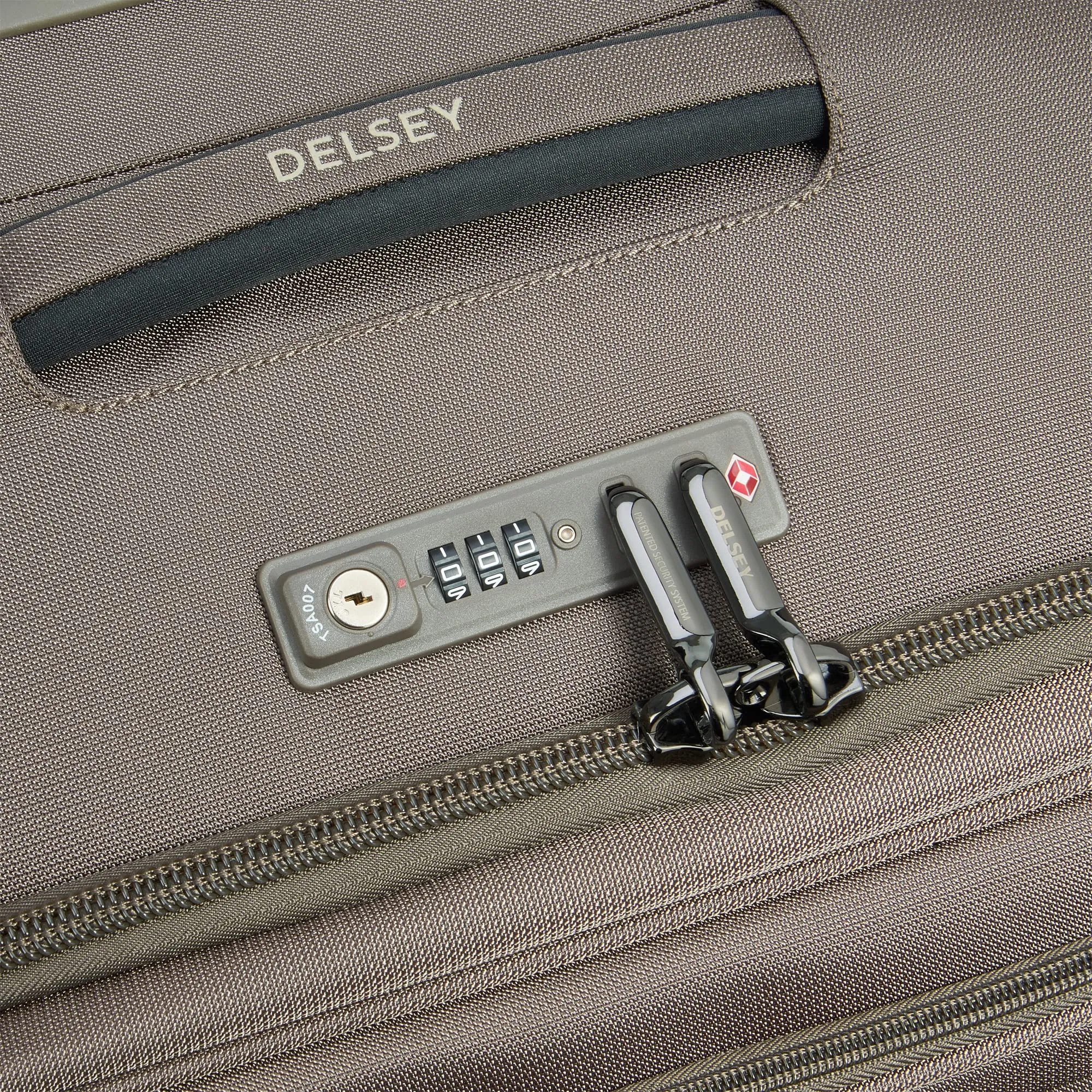 Delsey Paris Helium DLX Softside Expandable 25" Luggage with Spinner Wheels