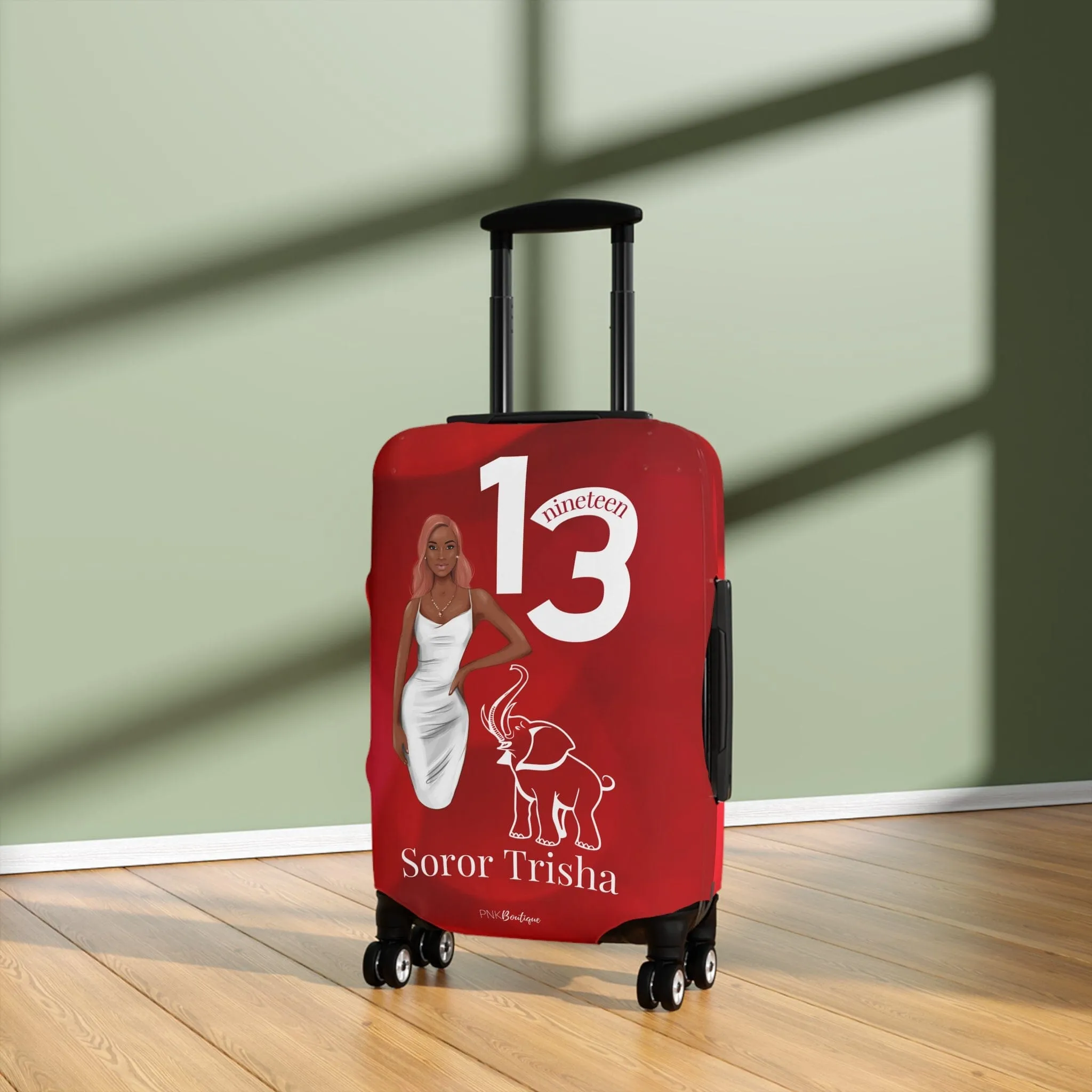 Delta Diva Personalized Luggage Cover
