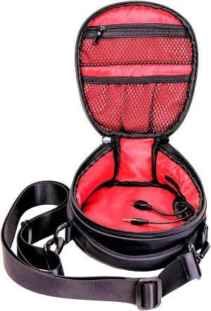 DJBAG - Headphones Bag, A specially design Gear for DJ | Stage Crew - use it for everyday at work or travel. USB Charging Port   Fashion Design | 9.00in x 7.50in x 4.00in (HEADPHONE BAG, Black)
