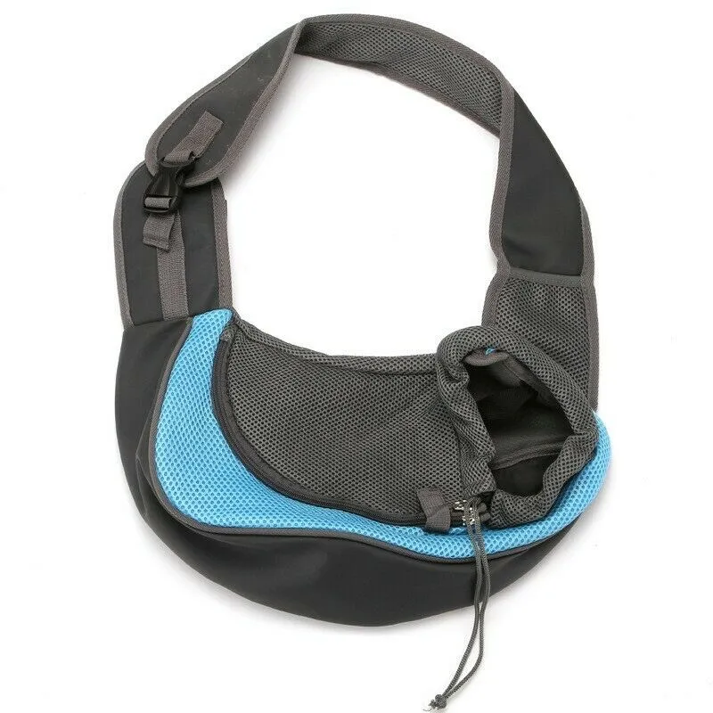 Dog Puppy Backpack Carrier - Pet Travel Tote Bag - Mesh Sling