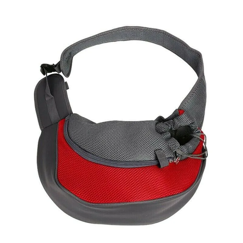 Dog Puppy Backpack Carrier - Pet Travel Tote Bag - Mesh Sling