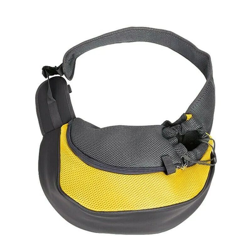 Dog Puppy Backpack Carrier - Pet Travel Tote Bag - Mesh Sling