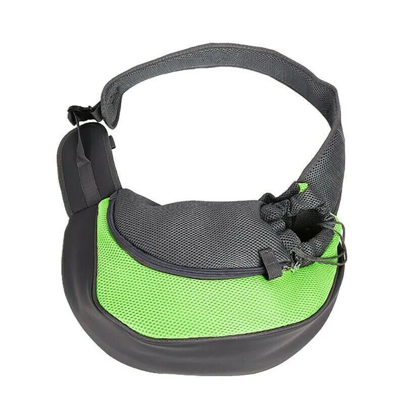 Dog Puppy Backpack Carrier - Pet Travel Tote Bag - Mesh Sling