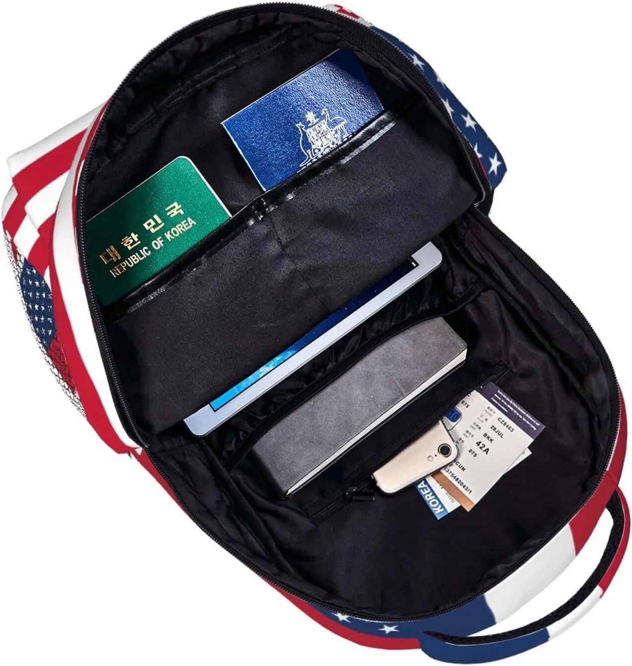 Dominican American Flag Backpacks 15 Inch Laptop Backpack Multipurpose Double Shoulder Bag For Men Women Gifts