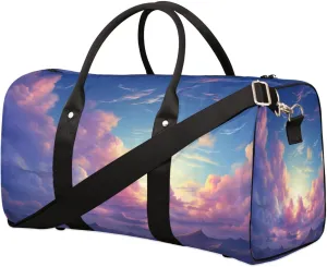 Duffel Bags Dreamscape Large Tote Bag Space Nebula Overnight Travel Bags for Women Men Lightweight Duffel Bag Adjustable Strap Carry On Bag Waterproof Gym Travel Bag