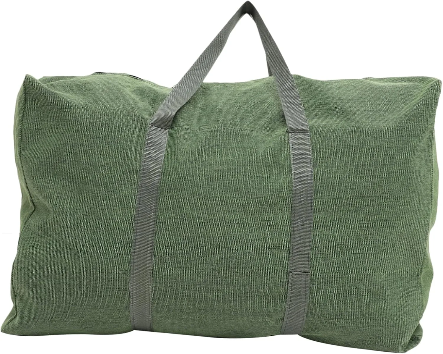 Duffle Bag for Travel Olive Green Canvas Large Duffle Bag Backpack Zipper Random
