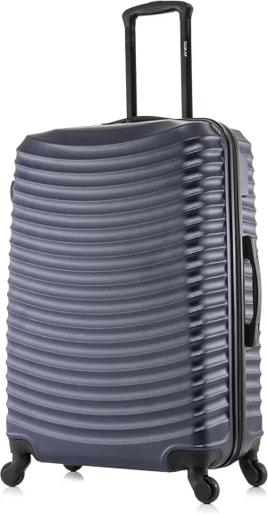 DUKAP ADLY Luggage with Spinner Wheels | Durable Lightweight Hardside Suitcase, Travel Bag with Handle and Trolley, 28-Inch Large Checked Luggage | Blue