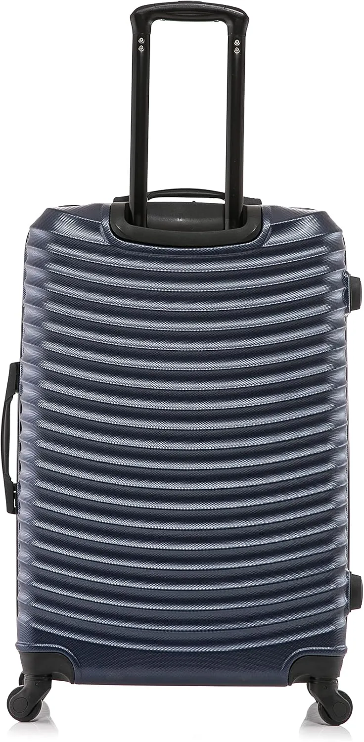 DUKAP ADLY Luggage with Spinner Wheels | Durable Lightweight Hardside Suitcase, Travel Bag with Handle and Trolley, 28-Inch Large Checked Luggage | Blue