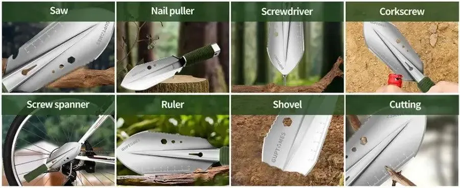 Durable Ultimate Outdoor Ally Survival Shovel