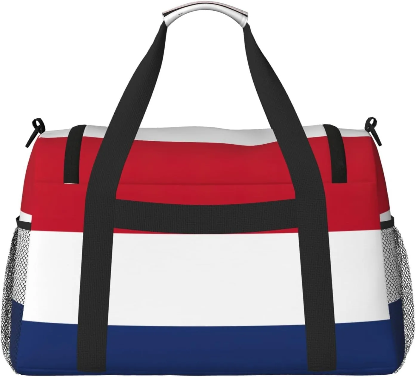 Dutch Flag Travel Bag, Weekender Bags For Women Men For Outdoor Adventures, Ideal For Camping And Hiking