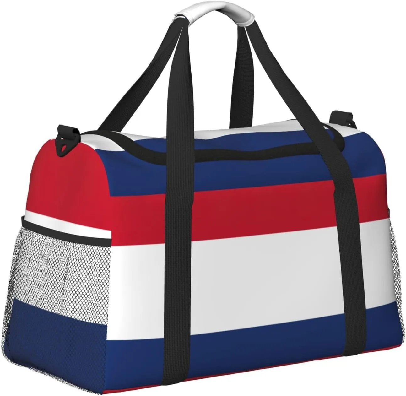 Dutch Flag Travel Bag, Weekender Bags For Women Men For Outdoor Adventures, Ideal For Camping And Hiking