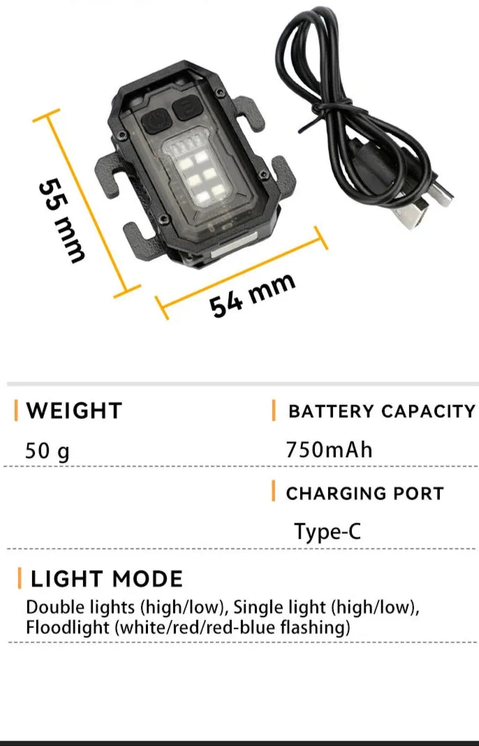 EDC Backpack Flashlight with Magnetic Base