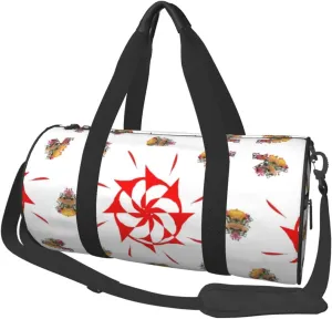 Eight-Way Rotation# Round Large Capacity Foldable Duffel Bag For Women Men, Gym Tote, Sports Duffel.