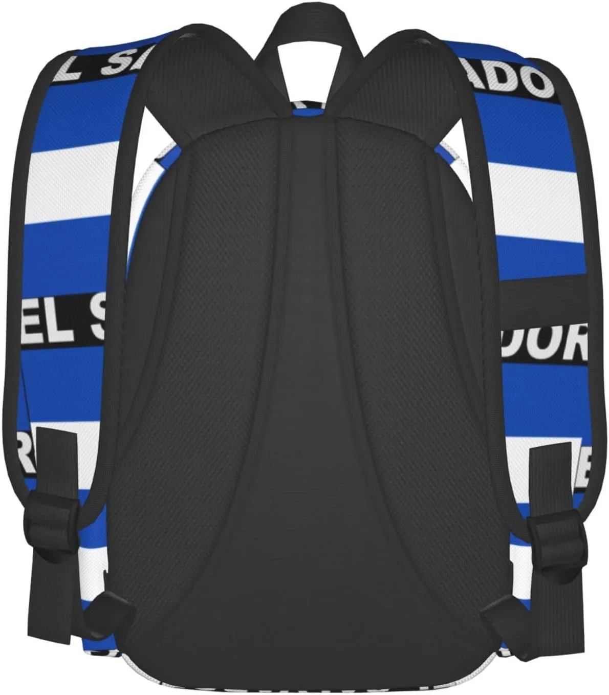 El Salvador Flag Casual Backpack Large Capacity Travel Backpacks Laptop Daypack Commuter Rucksack Adjustable Strap Sports Bags for Hiking Biking