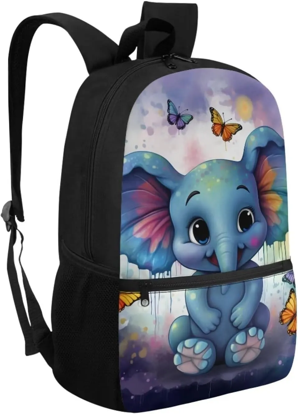 Elephant Backpack for School for Girls Boys 8-10 10-12 14-16 Kids School Bag Teen Bookbag Kindergarten Elementary Preschool School Backpacks Water Resistant Daypack for Kids