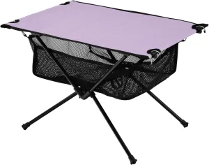 Emelivor Light Purple Folding Camping Table Portable Beach Table with Carry Bag Small Camp Tables for Outdoor Camping Hiking Picnic Travel