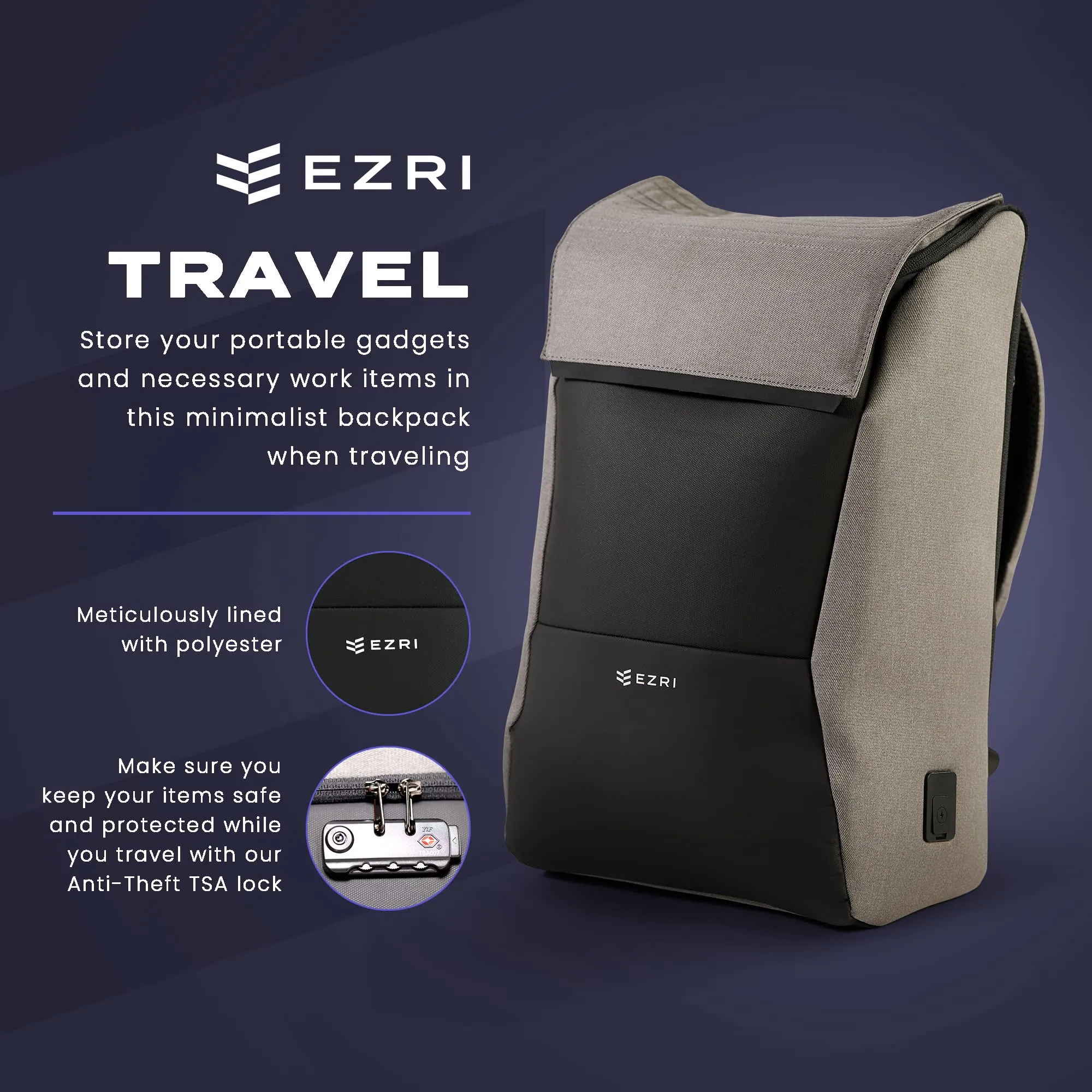 EZRI Professional Backpack