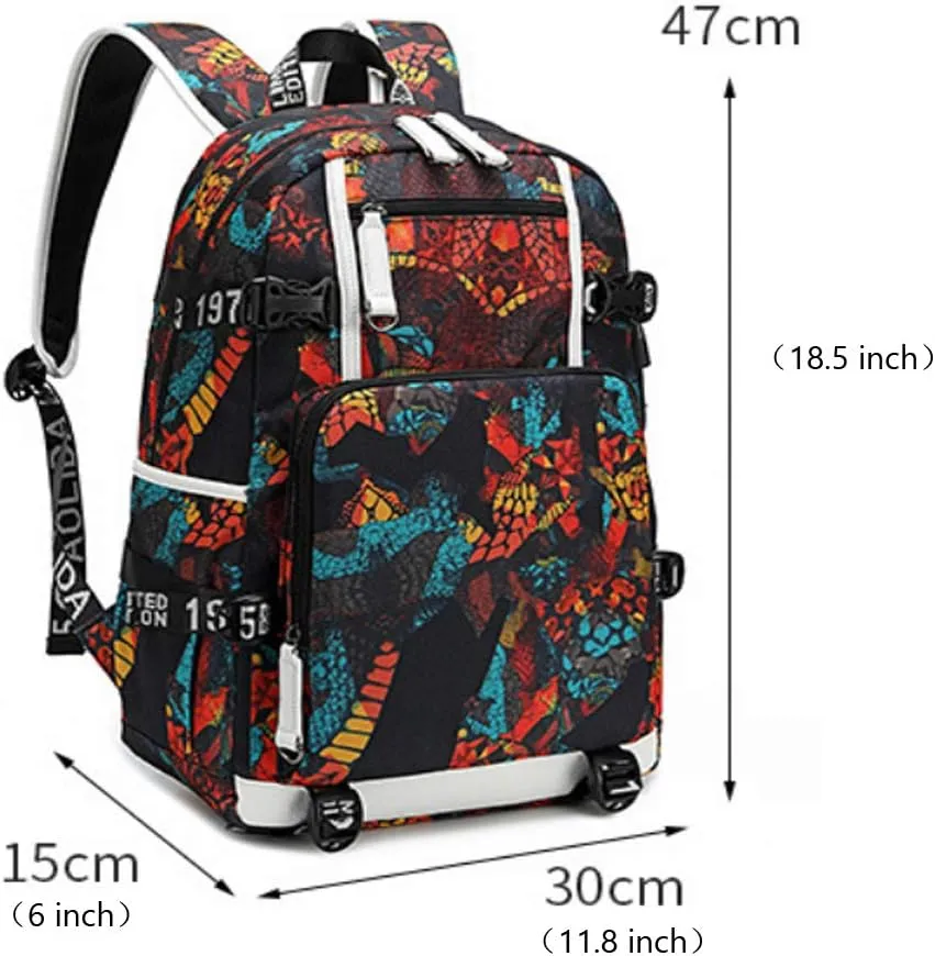 FANwenfeng Basketball Player 11 Luminous Backpack Travel Daypacks Fans Bag (Style 1)