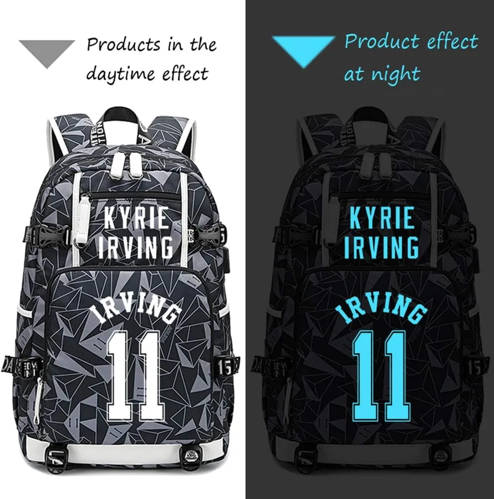 FANwenfeng Basketball Player 11 Luminous Backpack Travel Daypacks Fans Bag (Style 1)