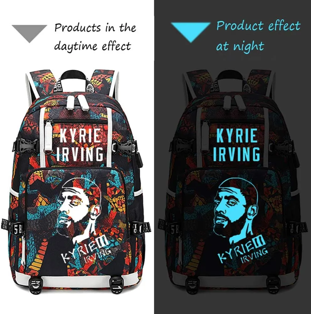 FANwenfeng Basketball Player 11 Luminous Backpack Travel Daypacks Fans Bag (Style 4)