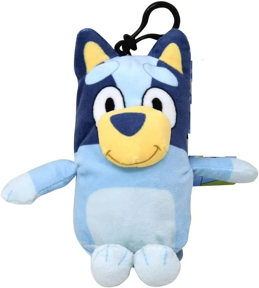 Fast Forward Bluey 6" Plush Zipper Pulls