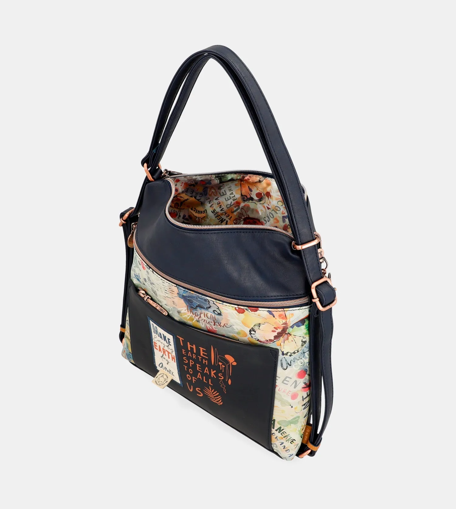 Fast shipping into blue convertible bag navy Secure payment options Pachamama a rucksack Nature