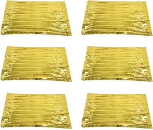 FILFEEL Emergency Space Blanket, Wind Thermal Guard, Multifunctional Survival Tool, for Camping, Hiking, and Emergencies