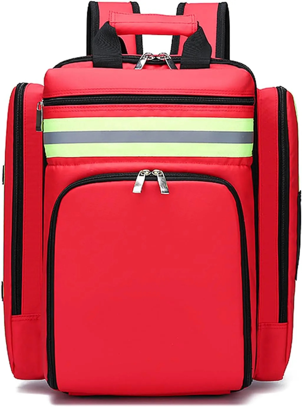 First Aid Backpack Bag,Emergency Medical Backpack Empty,For Trauma Medical Bag Travel Paramedic Bag, BAG ONLY (Red)