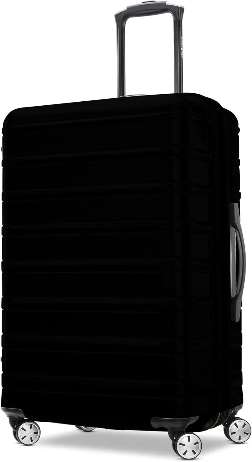 FIRST WAY Luggage Cover Protector - Anti-Scratch Suitcase Cover for Travel - Protects Against Dirt and Wear, Fits 27"-30" Luggage Black