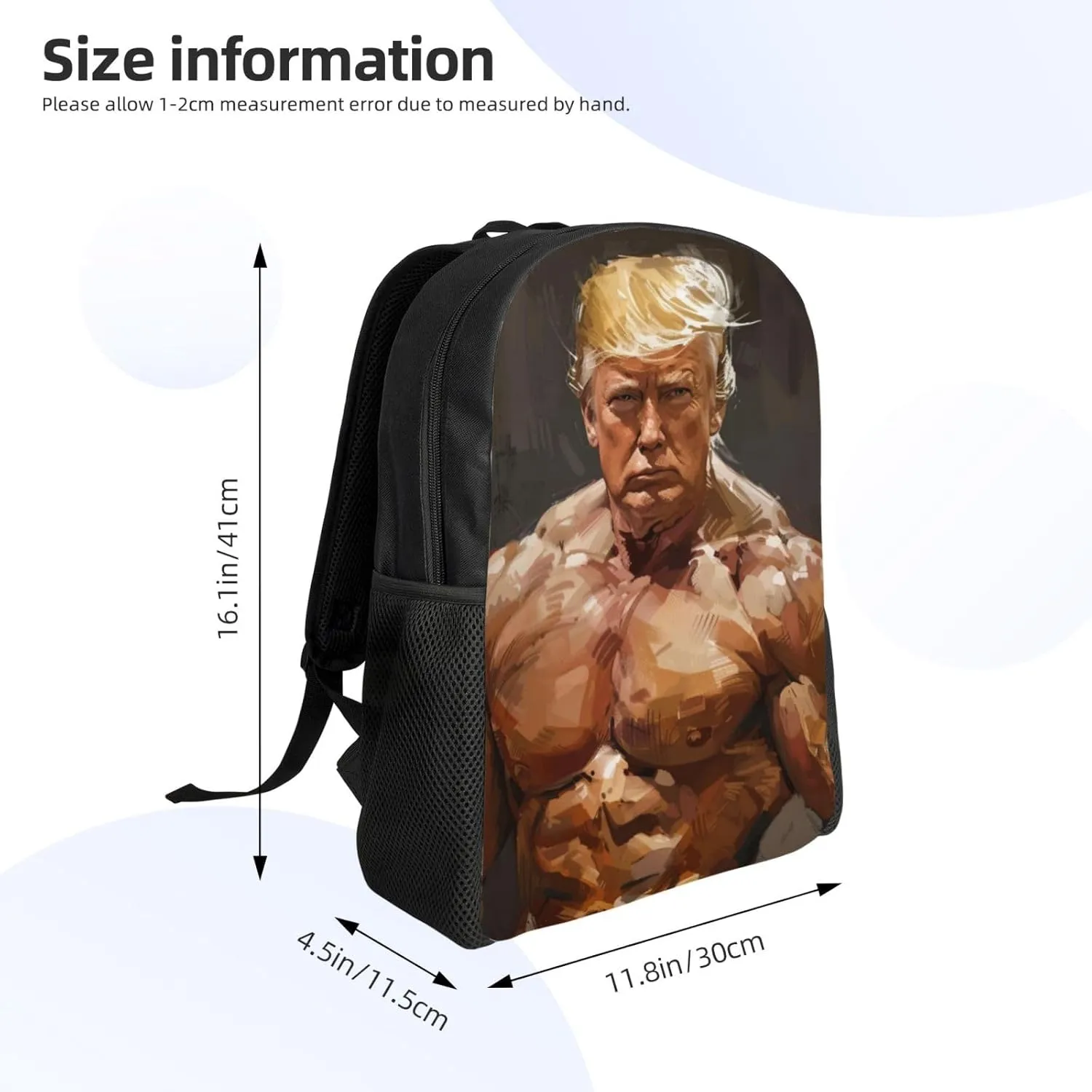 Fitness Trump Backpack Waterproof Anti Theft Durable Light Laptop Bag Backpacks For Women Men Travel Gym Backpack