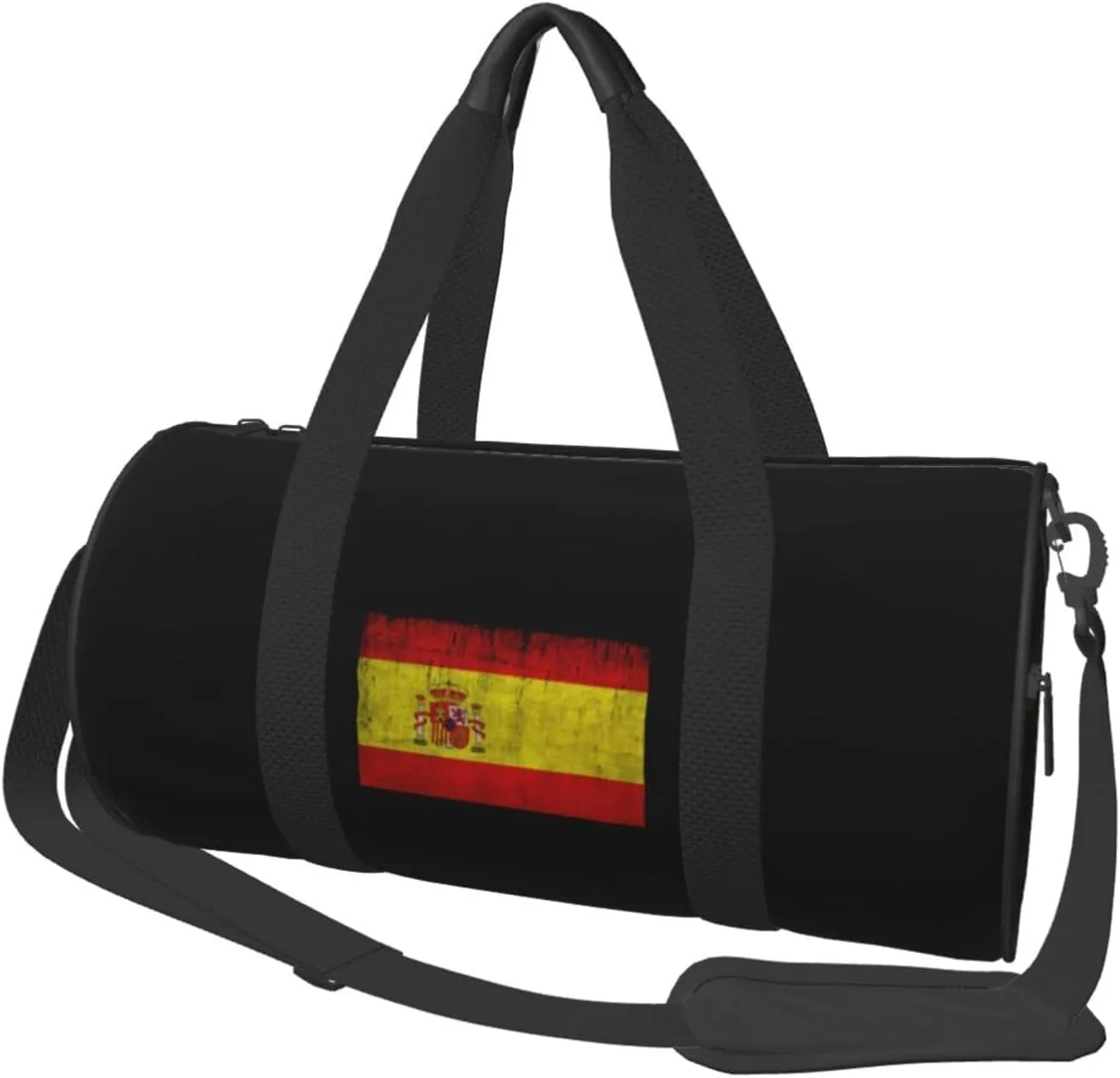Flag of Spain Travel Luggage Duffel Bag Sports Rolling Foldable Duffel Bag