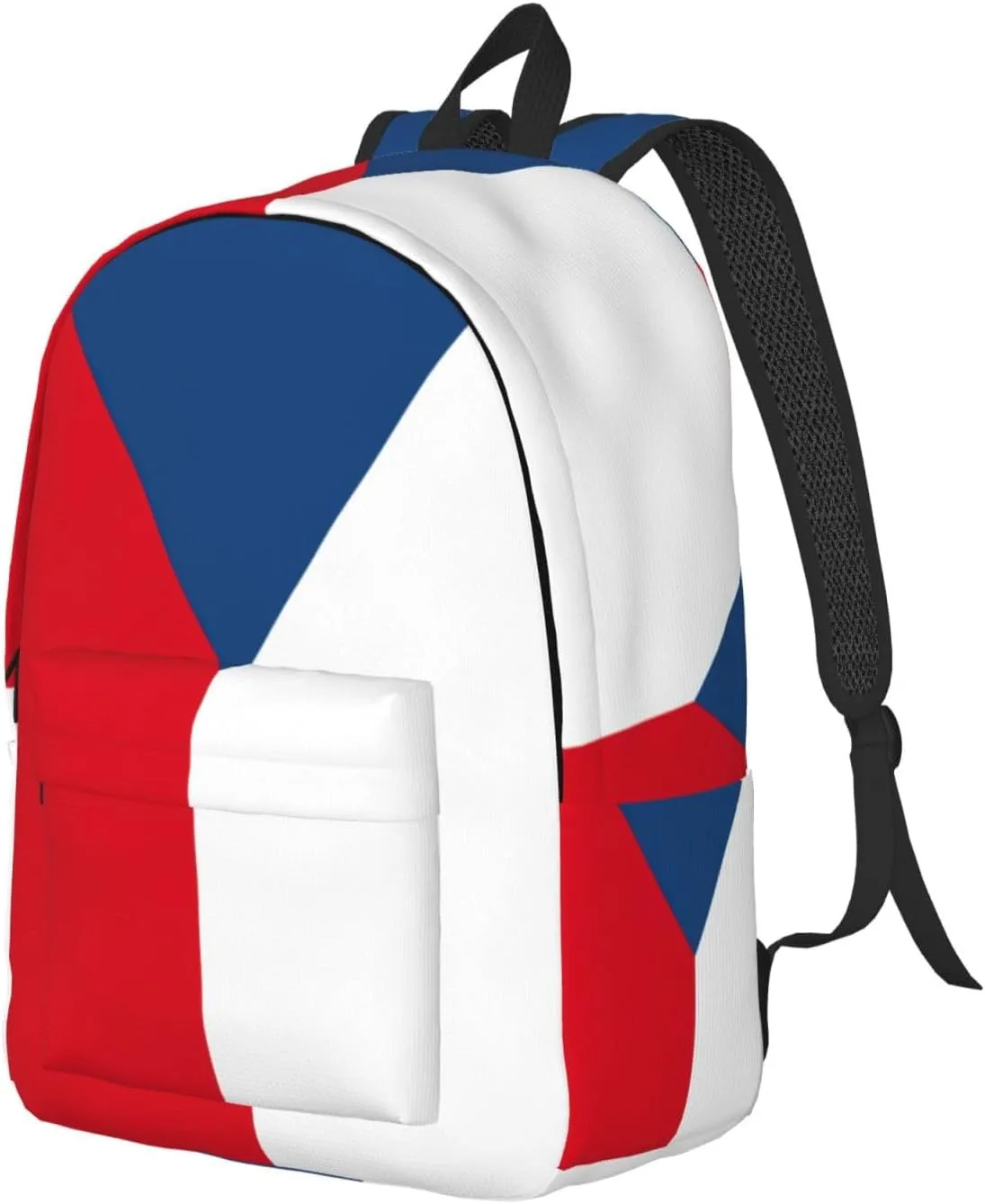 Flag of the Czech Republic print Backpack Travel Backpacks for Women Men College Backpack Computer Bag for Travel