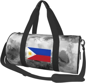 Flag Of The Philippines Travel Luggage Duffel Bag Sports Rolling Foldable Duffel Bag