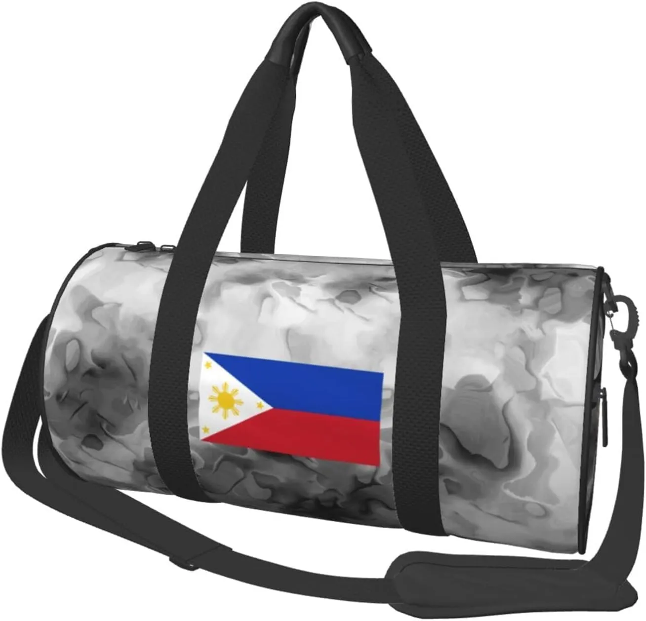 Flag Of The Philippines Travel Luggage Duffel Bag Sports Rolling Foldable Duffel Bag