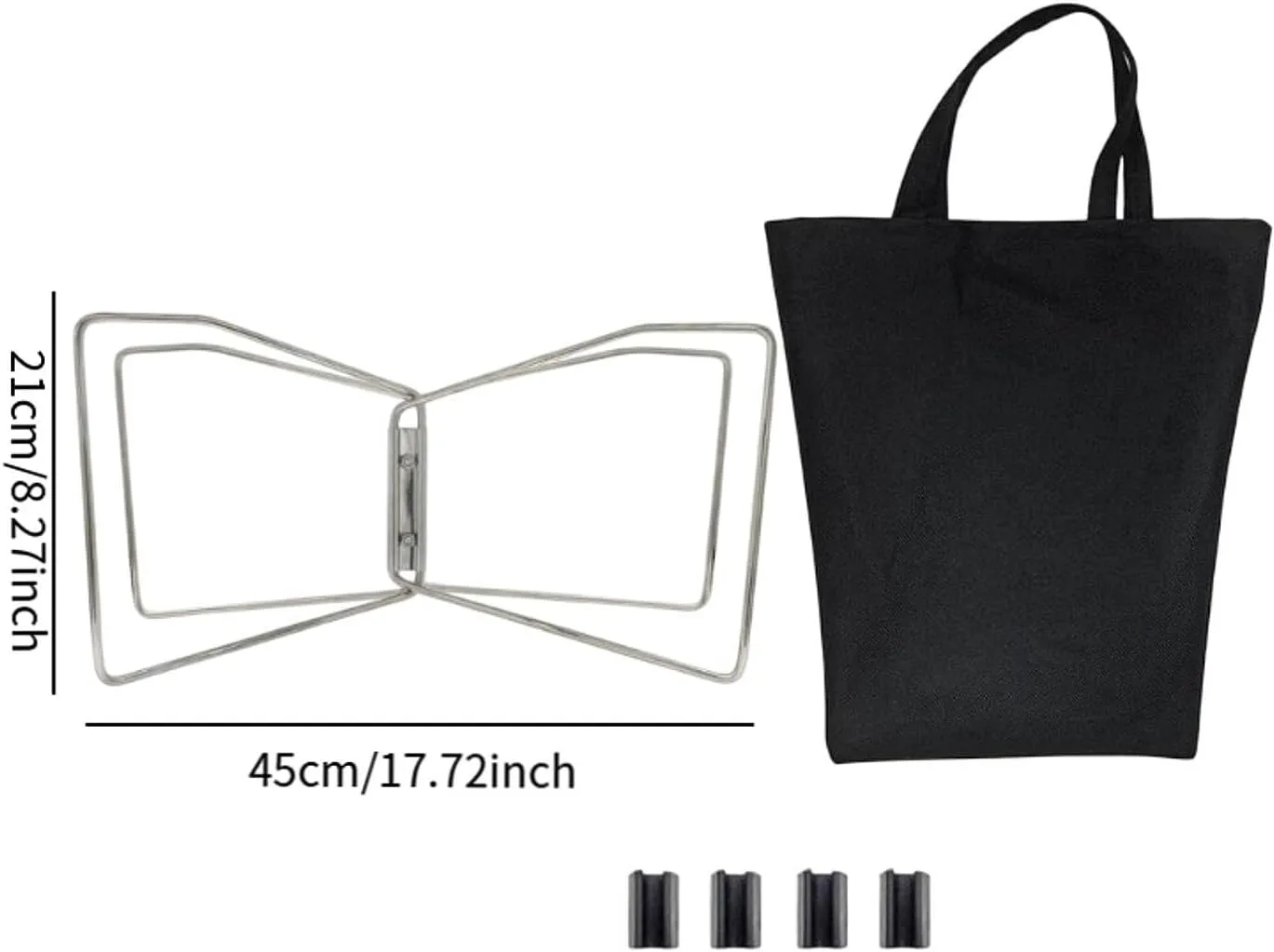 Foldable Cooler Stand Ice Box Holder Metal Compact Multipurpose Storage Bin Stand Luggage Rack for Fishing Camping Cooking