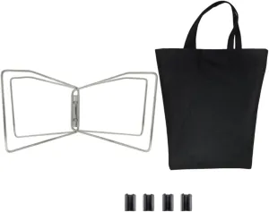 Foldable Cooler Stand Luggage Rack with Storage Bag Folding Stable Ice Box Holder Storage Bin Stand for Household Cooking BBQ