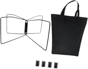 Foldable Cooler Stand Luggage Rack with Storage Bag Folding Stable Ice Box Holder Storage Bin Stand for Household Cooking BBQ