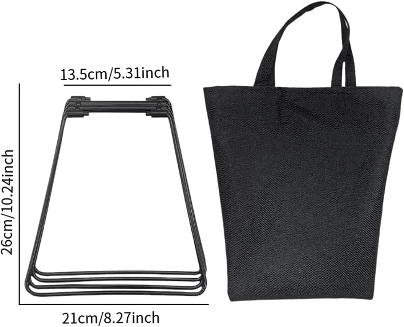 Foldable Cooler Stand with Storage Bag Multipurpose Stable Portable Luggage Rack Water Container Stand for BBQ Picnic Fishing