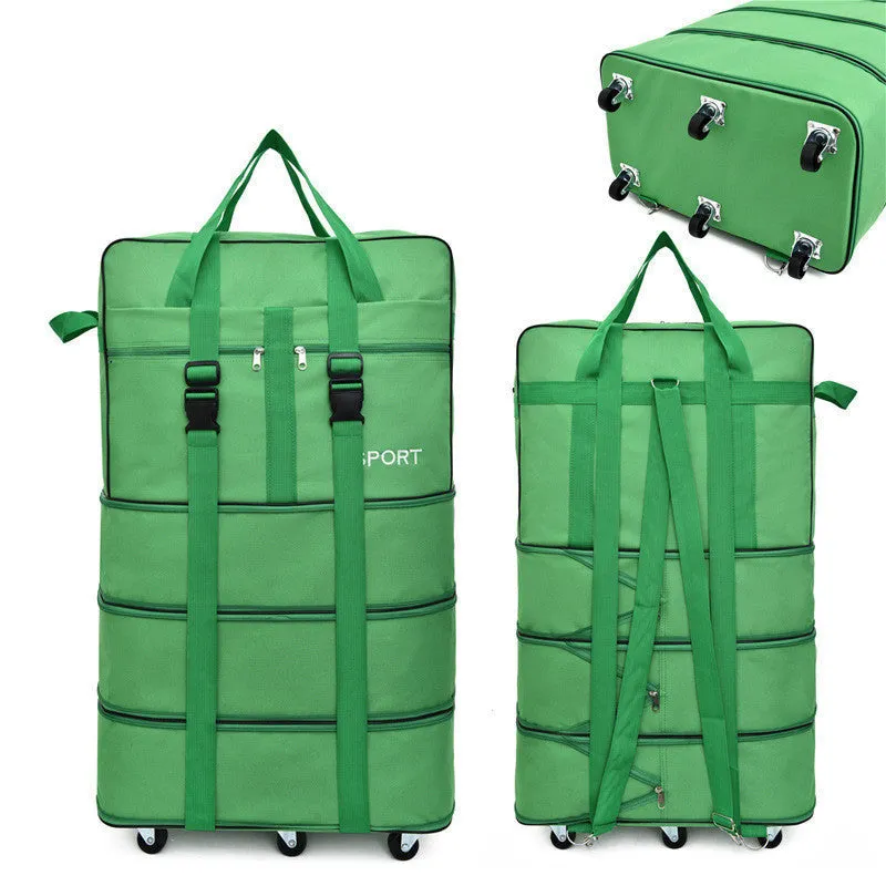 Foldable Luggage Bag with Combo Lock & Multi-Directional Wheels"