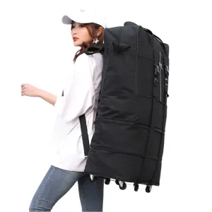 Foldable Luggage Bag with Combo Lock & Multi-Directional Wheels"