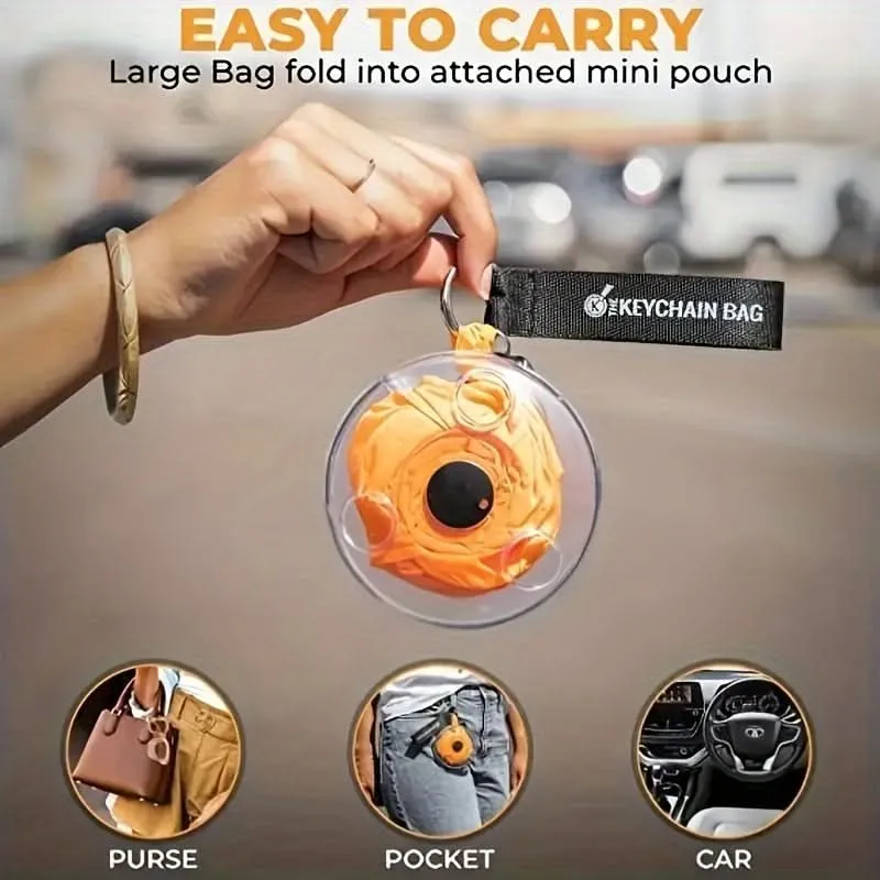 Foldable Reusable Shopping Bag with Storage Box