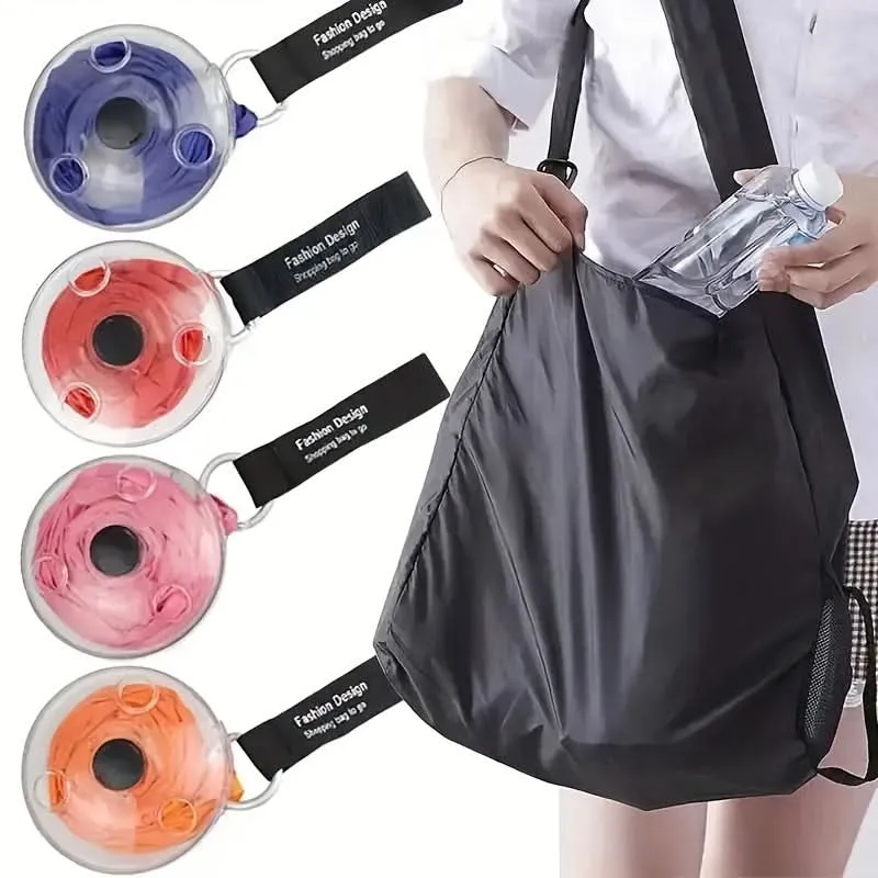 Foldable Reusable Shopping Bag with Storage Box