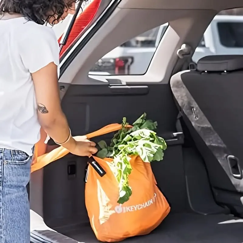 Foldable Reusable Shopping Bag with Storage Box