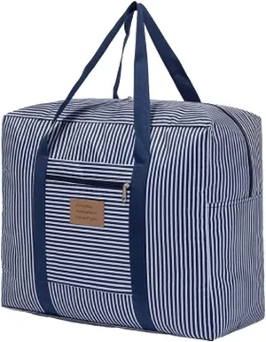 Foldable Travel Bag Tote Lightweight Waterproof Duffel Bag Carry Storage Luggage Portable Folding Bag by VAQM (Foldable Travel Bag for Blue 1)