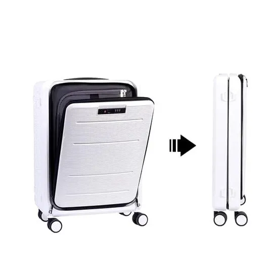 Foldable Travel Trolley Luggage Bag, Collapsible Cabin Suitcase Bag
