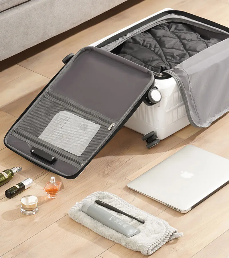 Foldable Travel Trolley Luggage Bag, Collapsible Cabin Suitcase Bag