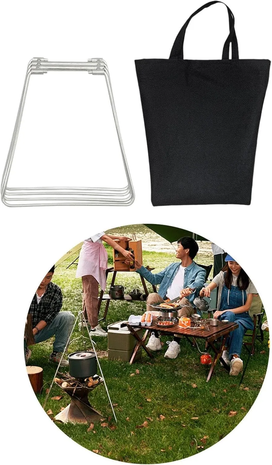 Folding Cooler Stand Ice Box Holder Lightweight Ice Bucket Shelf Stand Rack Foldable Luggage Rack for Patio Picnic Travel BBQ