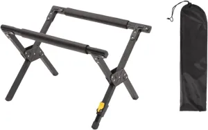 Folding Cooler Stand Ice Box Holder Sturdy Luggage Rack Frame Portable Ice Bucket Stand Aluminum Alloy for BBQ Cooking Picnic