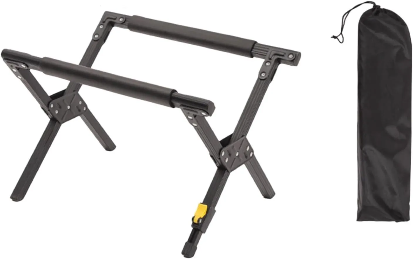 Folding Cooler Stand Ice Box Holder Sturdy Luggage Rack Frame Portable Ice Bucket Stand Aluminum Alloy for BBQ Cooking Picnic