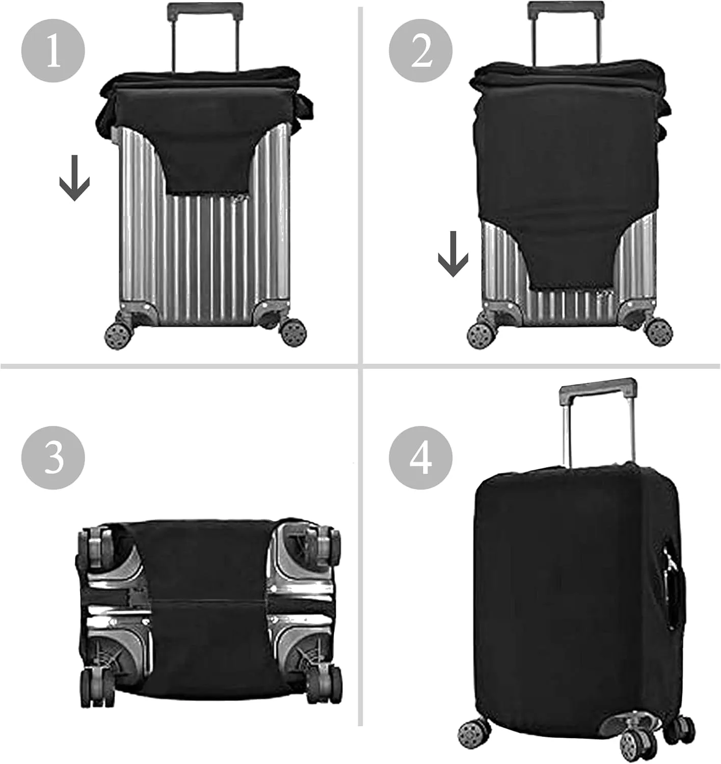 Football Team Luggage Cover for Suitcase Protector Cover for Travel Business Vacation Fits 18-20 Inch